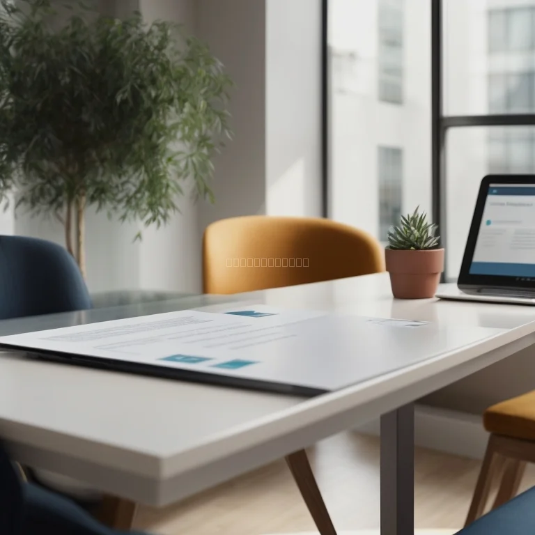 Senior citizen reviewing policy options